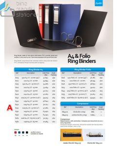 Contoh Bantex 8222 Ring Binder 1222 A4 2D-25mm Map berkas arsip merek Bantex