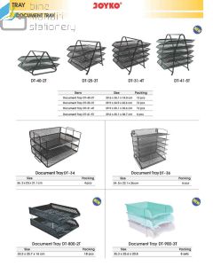 Foto Joyko Document Tray DT-25 (3 Tier) Bak Surat Meja Besi Jaring 3 Susun merek Joyko