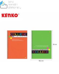 Katalog brosur gambar alat tulis Buku Tulis - Catatan & Bloknote model Kenko B5-RN-CL Ring Book Buku Spiral Note Book