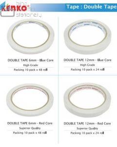 Kenko Double Tape 12 mm SQ-Red Perekat Lem Bolak Balik