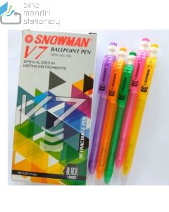 Foto peralatan sekolah Pena Ballpoint katalog grosir Snowman