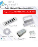 FINGERSPOT PAKET AKSES KONTROL PINTU MAGNETIC LOCK 180 WITH BRACKET ZL-180 di toko alat alat kantor lengkap cv bina mandiri stationery