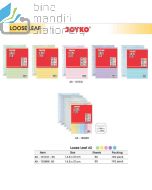 Jual Refill Multiring Binder Note Joyko Loose Leaf A5-103MIX-50 (50S) terlengkap di toko alat tulis