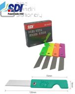 Katalog atk SDI 0107B Pencil Knife Pisau Cutter Lipat Warna dan gambarnya