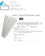 Jual Isi Pisau Cutter SDI 1403 Snap Blade (A-100) terlengkap di toko alat tulis